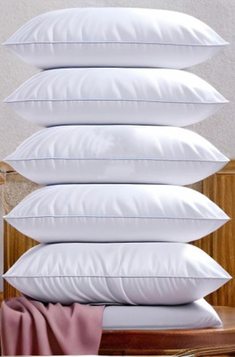 Urmila Creation Microfibre Sleeping Pillow Pack of 5 Solid LUXURY(White)