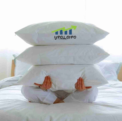 YPOLOIPO LUXURY Polyester Fibre Solid Sleeping Pillow Pack of 3(White)