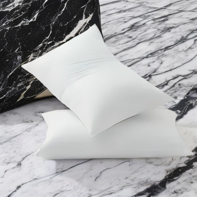 Urmila Creation Microfibre Sleeping Pillow Pack of 2 Solid LUXURY(White)