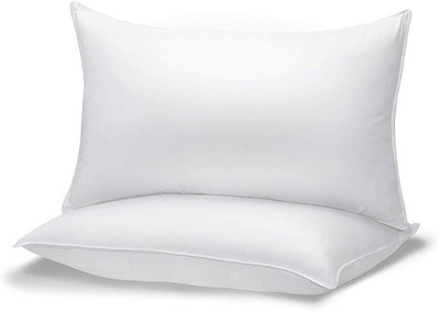 Navi collection Microfibre Abstract Sleeping Pillow Pack of 2(White)