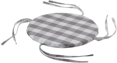 IKEA Soft Foam Stripes Chair Pad Pack of 1(Grey/White)