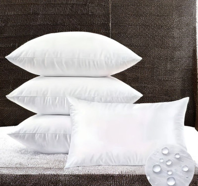 Urmila Creation Microfibre Sleeping Pillow Pack of 4 Solid LUXURY(White)