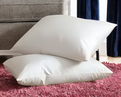 Urmila Creation Microfibre Sleeping Pillow Pack of 2 Solid LUXURY(White)
