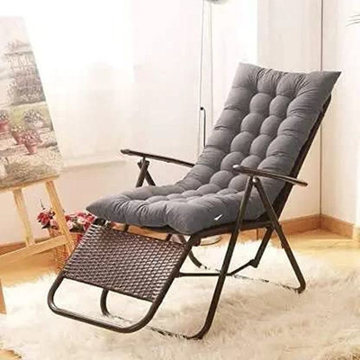 RP MASTER Microfibre Solid Chair Pad Pack of 1(Grey)
