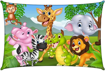 TURIYA Microfibre Toons & Characters Baby Pillow Pack of 1(Multicolor)