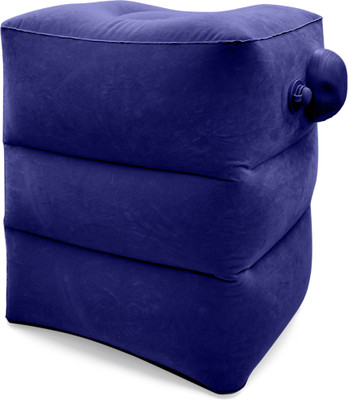 HASTHIP Foam Solid Travel Pillow Pack of 1(Blue)
