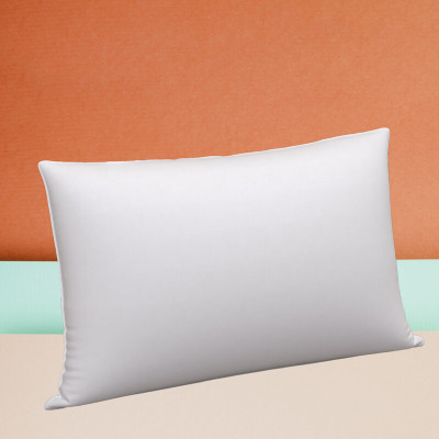 VJSTAR Microfibre Solid Sleeping Pillow Pack of 1(White)