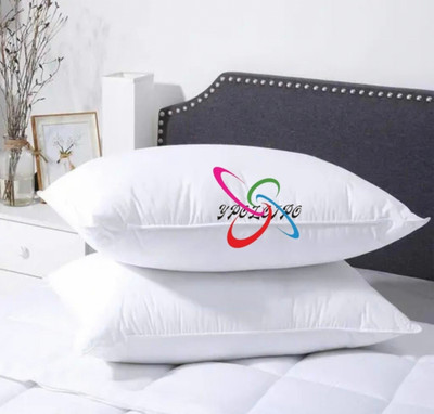 EIRINI LUXURY Microfibre Solid Sleeping Pillow Pack of 2(White)