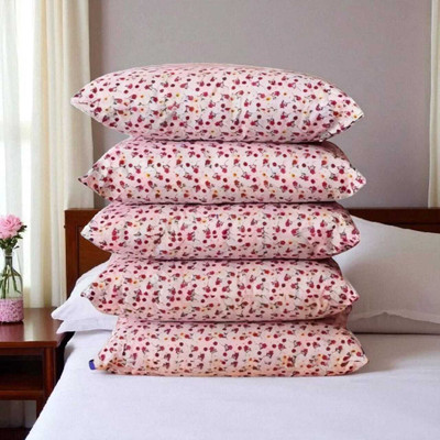 Rolling Animal Microfibre Sleeping Pillow Pack of 5 Abstract(Multicolor)