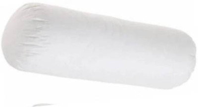 Navi collection Microfibre Bolster Pack of 1 Solid(White)