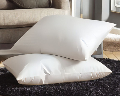Urmila Creation Microfibre Sleeping Pillow Pack of 2 Solid LUXURY(White)