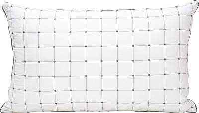 Flipkart SmartBuy Microfibre Orthopaedic Pillow Pack of 1 Solid Soft & Luxurious Microfiber Quilted Microfibre Geometric Sleeping Pillow(off-white)