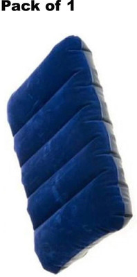 StuffNest Air Solid Travel Pillow Pack of 1(Blue)