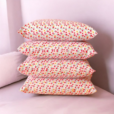 Cozy Palace Microfibre Sleeping Pillow Pack of 4 Solid(Multicolor)