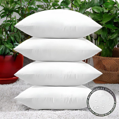 EIRINI Microfibre Sleeping Pillow Pack of 4 Solid LUXURY(White)