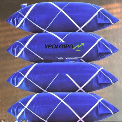 EIRINI LUXURY Polyester Fibre Solid Sleeping Pillow Pack of 4(Blue)