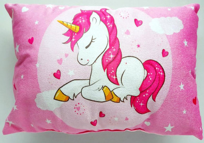 Divine Homes Microfibre Baby Pillow Pack of 1 Toons & Characters(Pink)