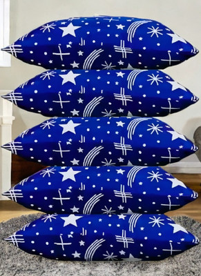 GUNVAR INDIA PRIVATE LIMITED Polyester Fibre Sleeping Pillow Pack of 5 Solid LUXURY(Blue)