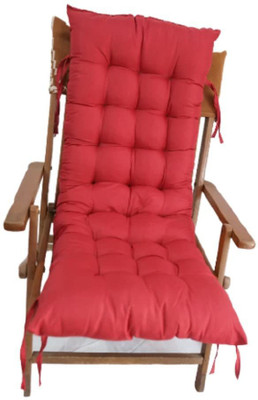 AG's Active Microfibre Solid Chair Pad Pack of 1(Red)