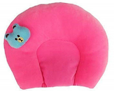 Kids Globe Mustard Seeds, Polyester Fibre Solid Baby Pillow Pack of 1(Pink)