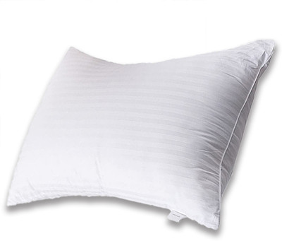AJISH Microfibre Solid Body Pillow Pack of 1(White)
