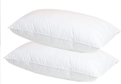 YPOLOIPO LUXURY Microfibre Solid Sleeping Pillow Pack of 2(White)