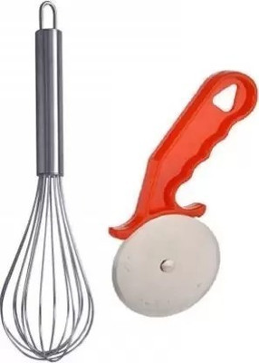 SKYZONE Rolling Pizza Cutter(Stainless Steel Pack of 2)