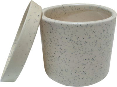 agarwals enterprises SMALL TABLE TOP WITH PLATE CERAMIC POT Plant Container Set(Ceramic)