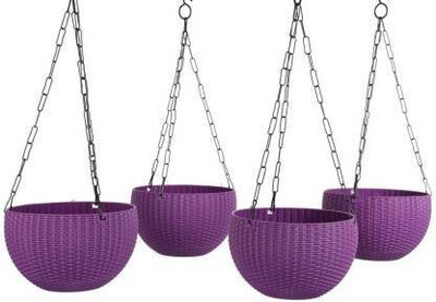 Besttrader Virajsanchi Plant Container Plant Container Set(Pack of 4, Plastic)