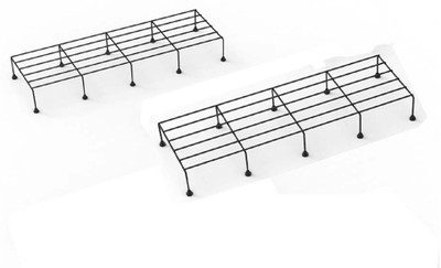 Manlu Lamba Gamla stand for Home Décor,Plant Balcony,Garden Stand Plant Container Set Plant Container Set(Pack of 2, Metal)