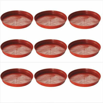 VirajSanchi VSPT Plant Container Set(Pack of 9, Plastic)
