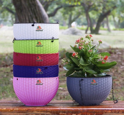 VirajSanchi Plant Container Set(Pack of 6, Plastic)