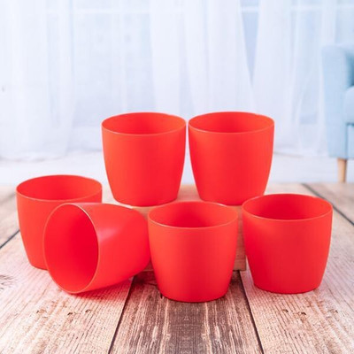 VirajSanchi Best Plant Container for Indoor and Outdoor need Plant Container Set(Pack of 6, Plastic)