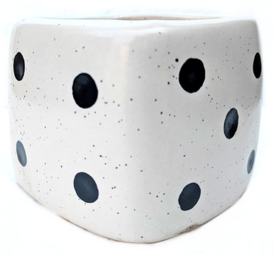 agarwals enterprises LUDO DICE POT Plant Container Set(Ceramic)
