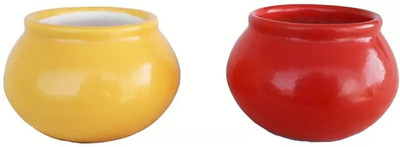 agarwals enterprises Plant Container Set(Pack of 2, Ceramic)