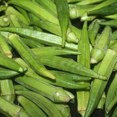 MAMONI TRADERS Okra Seeds, Ladyfinger Hybird Seeds, Organic Vegetable Seed(50 per packet)