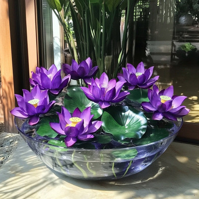 LBS FARMING Lotus seeds, Water lily seeds, Kamal flower seeds, Jal poddo beej, Pack of 20pc Seed(20 per packet)