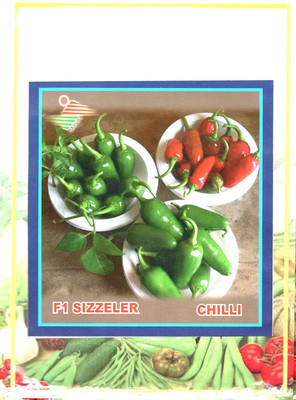 Cloud Farm Bullet Chilli Hot F1 Sizzler [5gm Seeds] Seed(5 g)