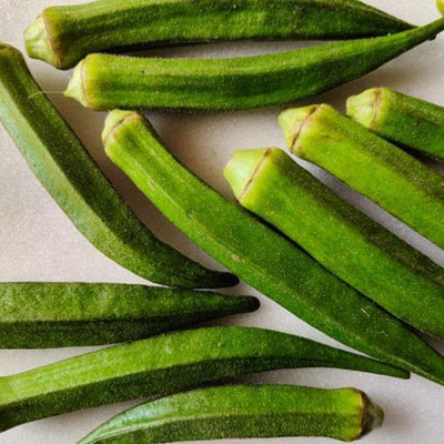 MAMONI TRADERS Okra Seeds, Ladyfinger Hybird Seeds, Organic Vegetable Seed(50 per packet)