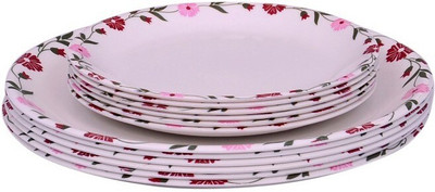 CARNIVAL SMART ROUND MODEL NO-06,10 INCH FULL AND 7 INCH HALF DINNER PLATE SET 12 PCS OF MELAMINE Dinner Plate(Pack of 12)