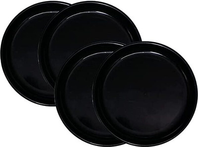 AWICKTIK Gloss Finish Microwave Safe Full Plates For Home and Restaurant (28 cm) Dinner Plate(Pack of 4, Microwave Safe)