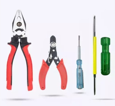 SHYAM Combination Plas with 4in1 combo Plas (Length : 8 inch) Lineman Plier(Length : 8 inch)