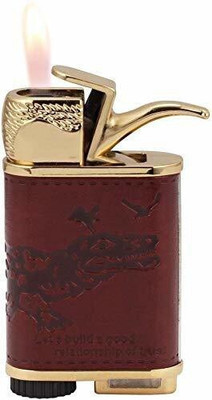 Lovato MP-4436 Maxi Decorated Pocket Lighter(Brown)