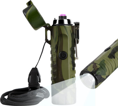 IMMUTABLE Electric Lighter 3in1 Windproof Plasma Lighter CPC8 Pocket Lighter(MULTI)