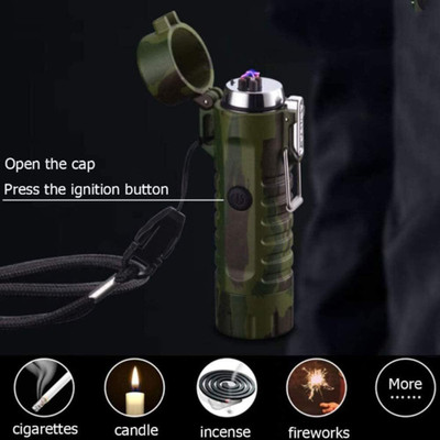 IMMUTABLE Electric Lighter 3in1 Windproof Plasma Lighter CPC2 Pocket Lighter(MULTI)