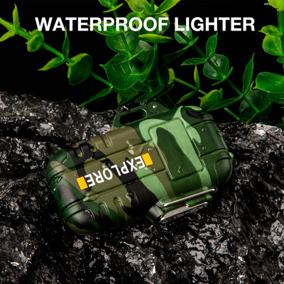 ENMORA Portable Waterproof Arc Lighter Mini Lighter YHZ15 Pocket Lighter(MULTI)