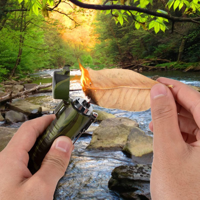 IMMUTABLE Electric Lighter 3in1 Windproof Plasma Lighter CPC6 Pocket Lighter(MULTI)
