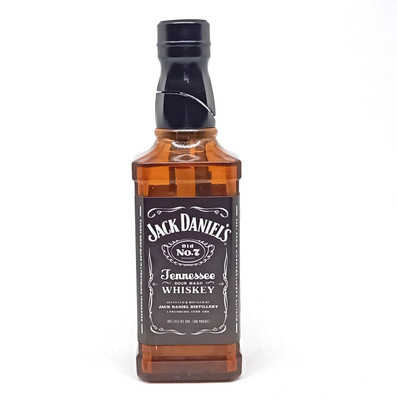 Ala Flame Premium Jack Daniel's Essential Refillable Windproof Bottle Shaped Design Visit Website www.myfirstdot.com Pocket Lighter(Brown)