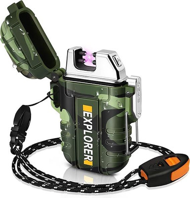 ENMORA Portable Waterproof Arc Lighter Mini Lighter YHZ1 Pocket Lighter(MULTI)