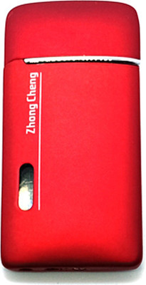 Ala Flame Premium Refillable Slim and Sleek Classy Elegant Light Zhong Cheng Red Designer Lighter For Cigarette Slim Design Cigarette Pocket Lighter - Windproof Lighter - Jet Flame - Hookah Lighter Pocket Lighter Pocket Lighter(RED)